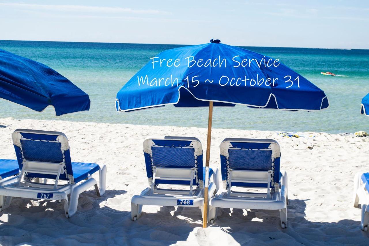 Beachfront With Free Beach Service!Private Balcony Panama City Beach Eksteriør bilde